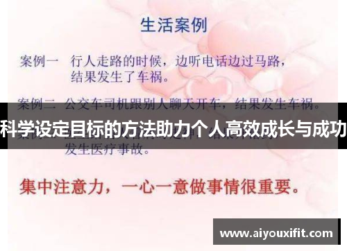 科学设定目标的方法助力个人高效成长与成功